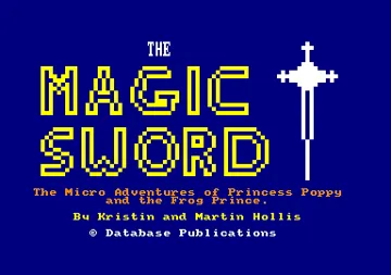 Magic Sword, The (1984)(Database Publications) screen shot title
